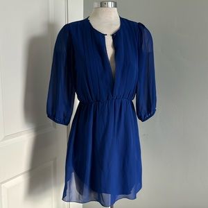 Cobalt Blue Mini Dress Size L